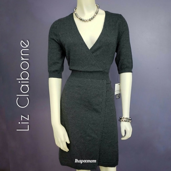 liz claiborne sweater dress